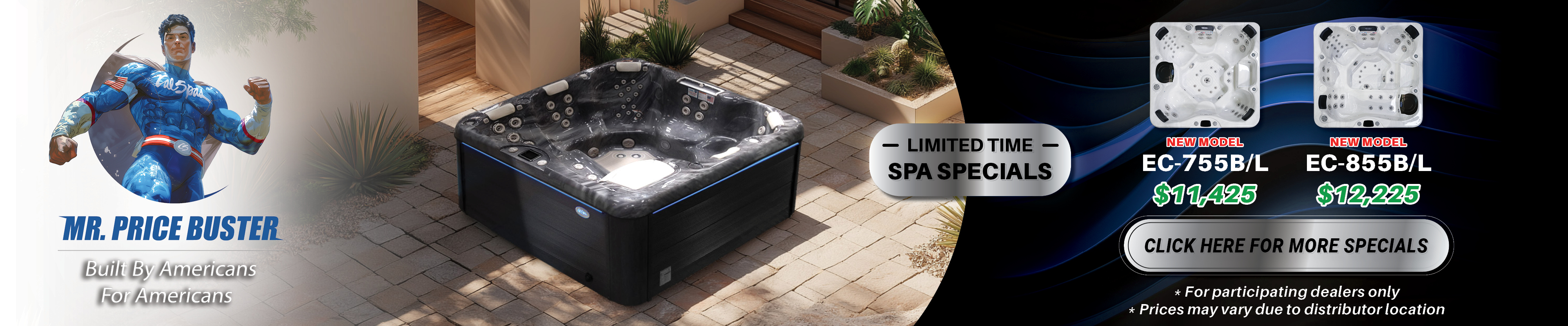 Calspas hot tub being used in a family setting - Bordeaux